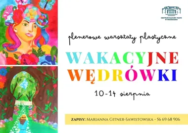 Wakacyjne rysowanie pod chmurką. Teatr przygotował zajęcia dla młodych