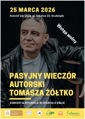 Pasyjny wieczór z Tomaszem Żółtko w kościele św. Jana – spokojna przestrzeń na refleksję