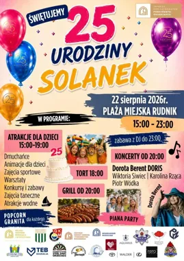 Solanki mają 25 lat. Urodzinowa impreza potrwa do późnego wieczora