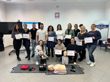 Policjantki z Grudziądza opanowały RKO - sekundy decydują o życiu